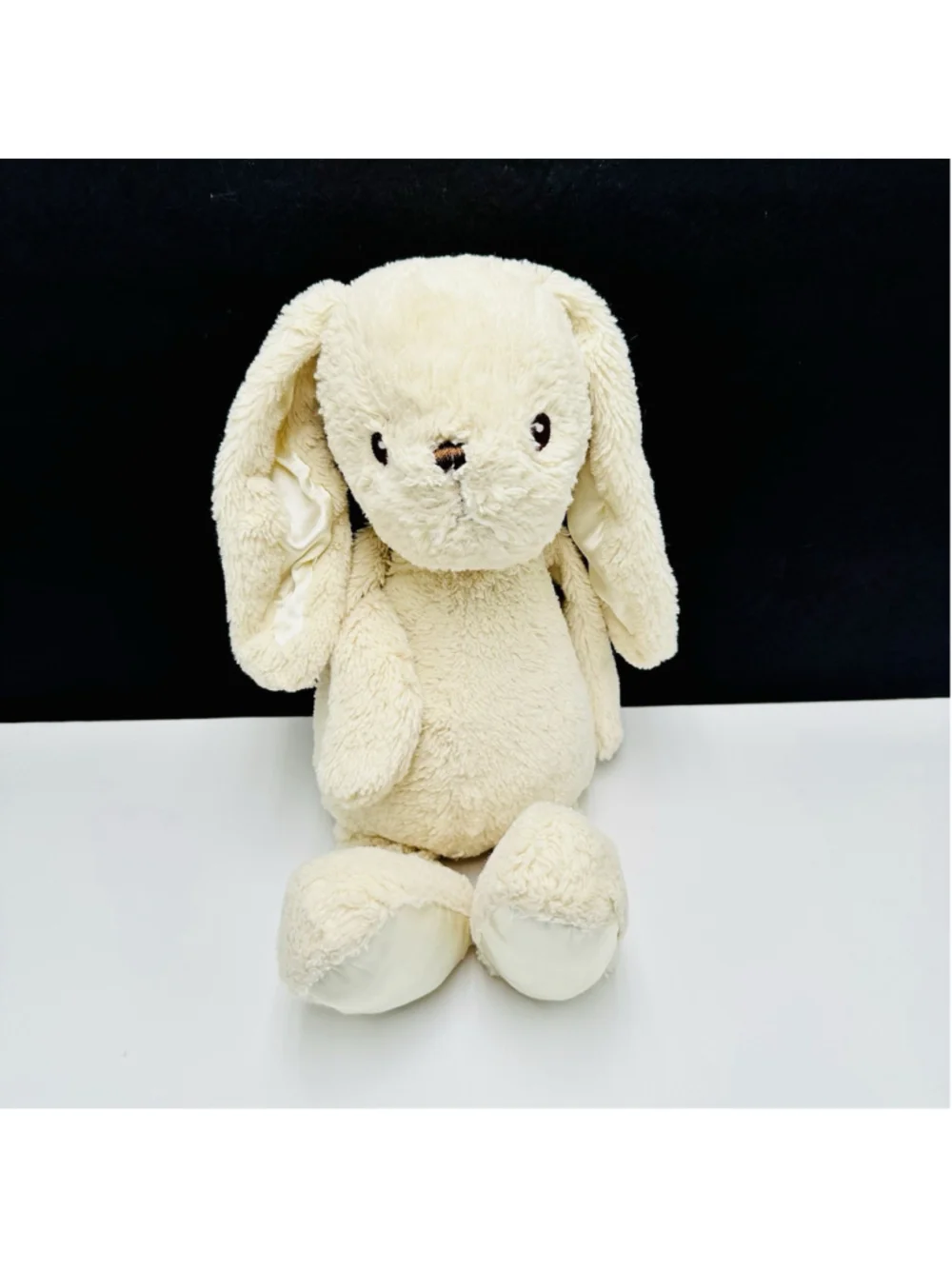 Toys “R” Us Animal Alley Bunny Rabbit 17” Plush Stuffed Floppy Crème White